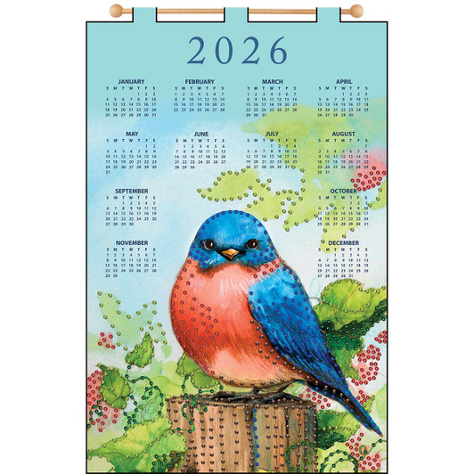 Design Works Hello Bluebird Calendar Felt & Sequin Kit Design Works Hello Bluebird Calendar Felt & Sequin Kit