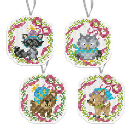 Herrschners Animal Wreath Ornaments Counted Cross-Stitch Free Download Herrschners Animal Wreath Ornaments Counted Cross-Stitch Free Download