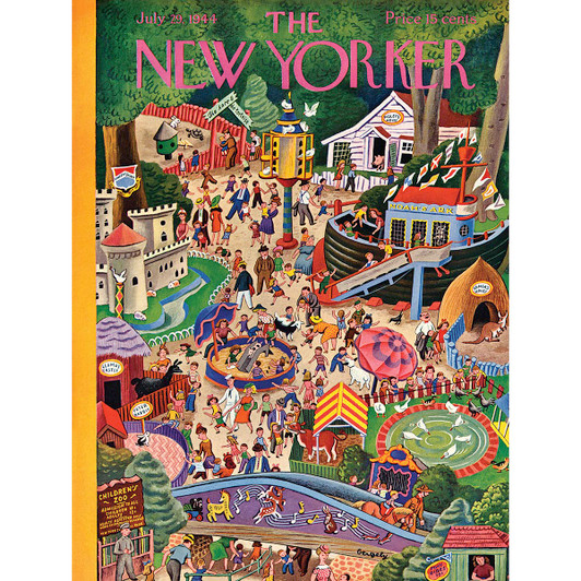 New York Puzzle Company Day at the Zoo Jigsaw Puzzle