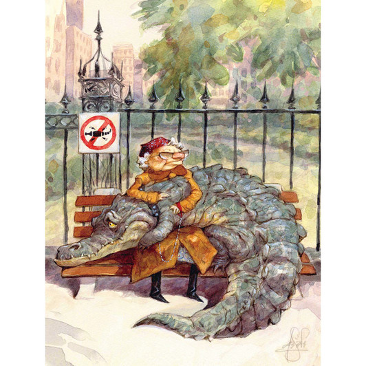 New York Puzzle Company Crocodile Tears Jigsaw Puzzle