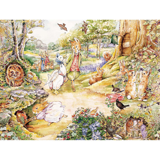 New York Puzzle Company Walk in the Woods Jigsaw Puzzle
