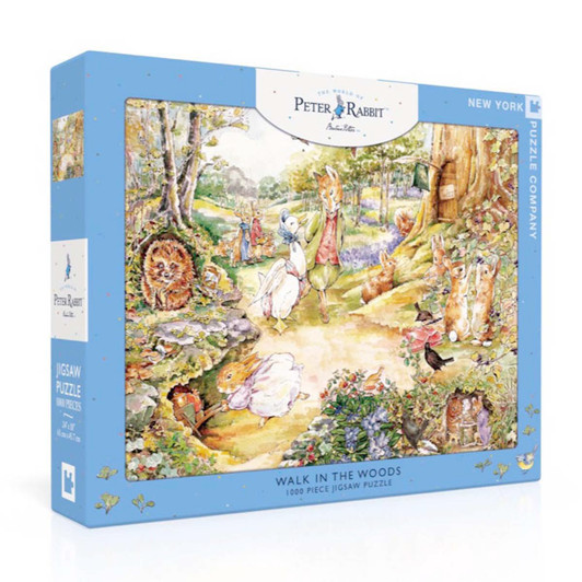 New York Puzzle Company Walk in the Woods Jigsaw Puzzle