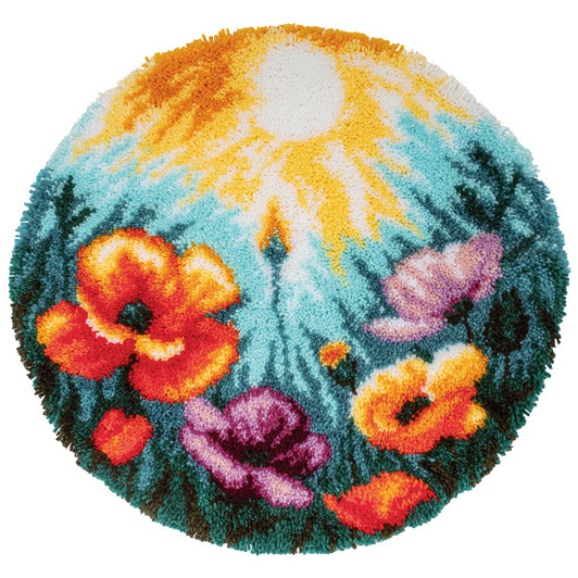 Vervaco Poppies Latch Hook Kit