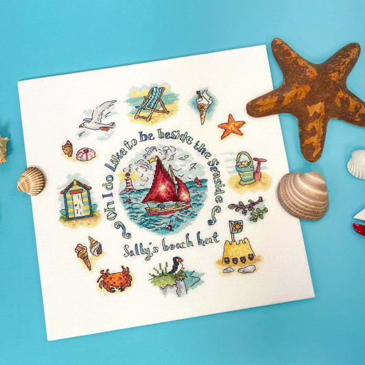 Bothy Threads Beside The Seaside Counted Cross-Stitch Kit Bothy Threads Beside The Seaside Counted Cross-Stitch Kit