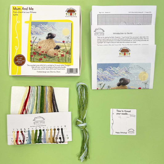 Bothy Threads Mum and Me Counted Cross-Stitch Kit