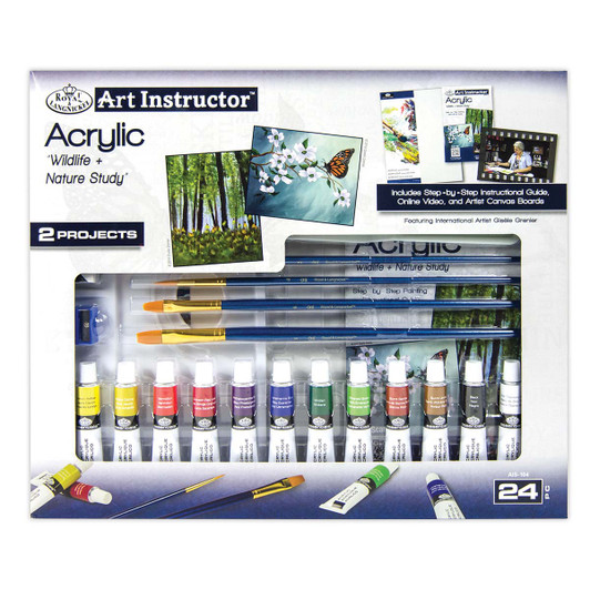 Royal Brush Spring Wildlife & Nature Study Acrylic Paint Set