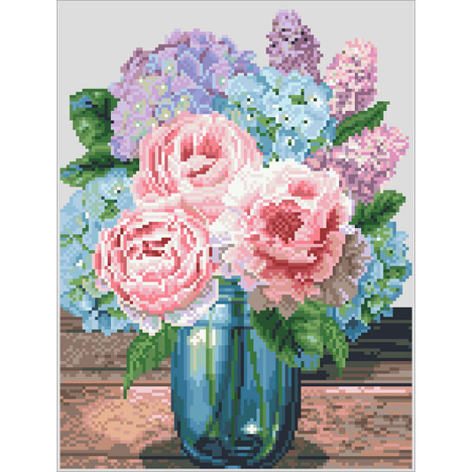 Diamond Dotz Pastel Bouquet Diamond Painting