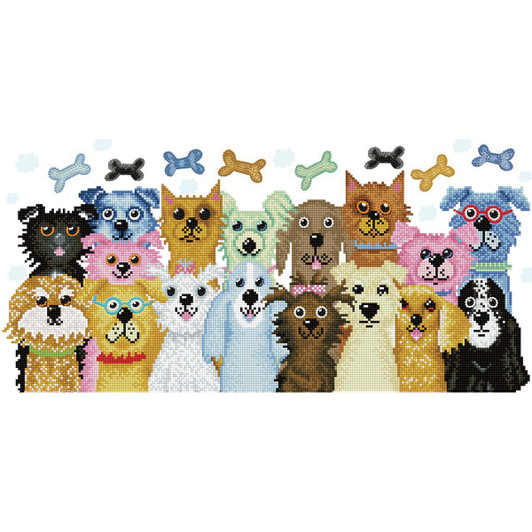 Diamond Dotz Dogs Dinner Diamond Painting Diamond Dotz Dogs Dinner Diamond Painting