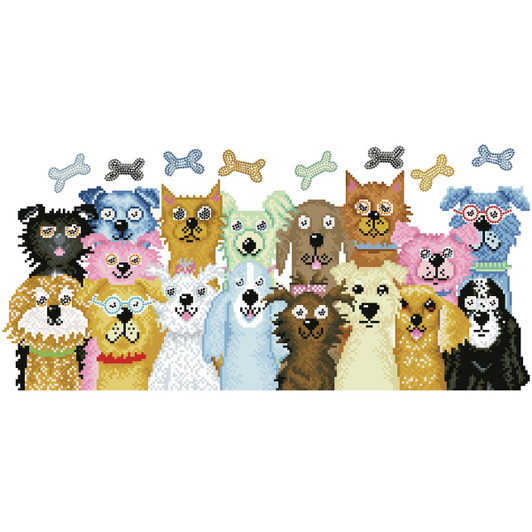 Diamond Dotz Dogs Dinner Diamond Painting Diamond Dotz Dogs Dinner Diamond Painting