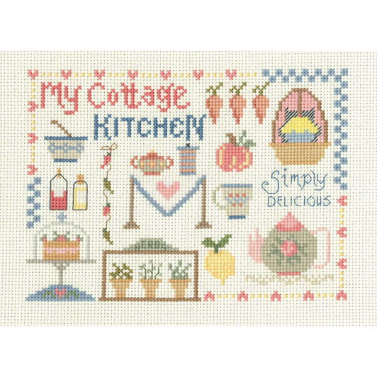 Imaginating Inc. My Cottage Kitchen Counted Cross-Stitch Kit