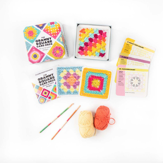 Granny Square Card Deck Crochet Book Granny Square Card Deck Crochet Book
