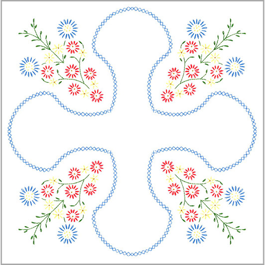 Herrschners Athena Quilt Blocks Thread Kit