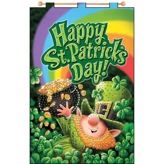 Design Works St Patricks Day March Banner Felt & Sequin Kit