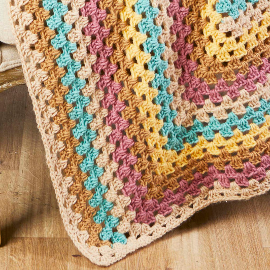 Herrschners French Country Afghan Crochet Kit