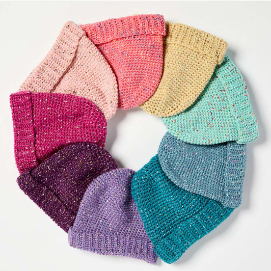 Premier Simple Stitch Beanie-Set of 9 Crochet Kit Premier Simple Stitch Beanie-Set of 9 Crochet Kit