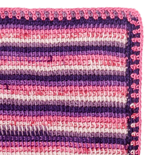 Premier Plum Baby Blanket Crochet Kit