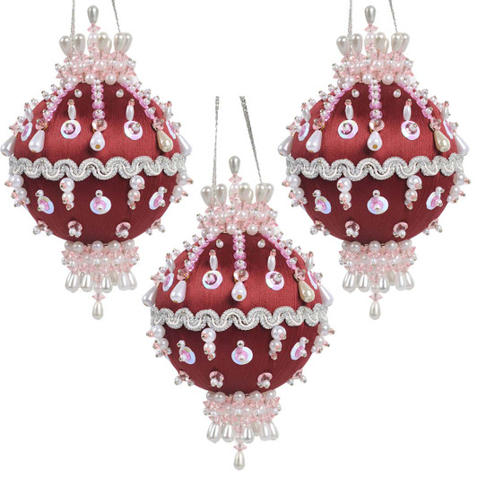 Herrschners Victorian Pearls Ornament Kit