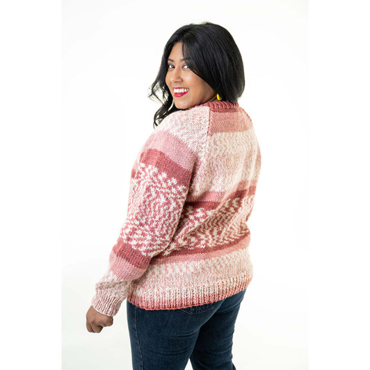 Lion Brand Cosmo Raglan Pullover Knit Kit Lion Brand Cosmo Raglan Pullover Knit Kit