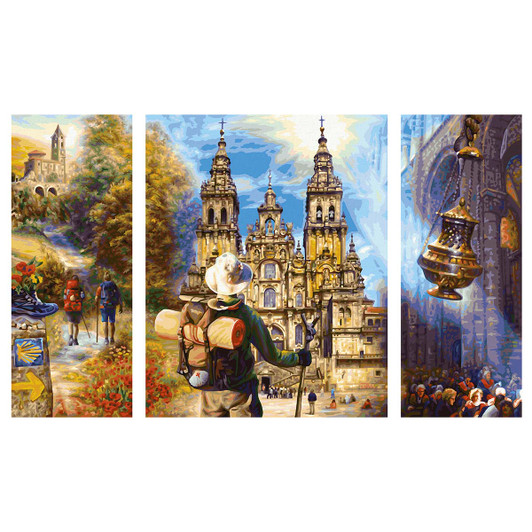 Schipper The Way to St. James Paint by Number Kit