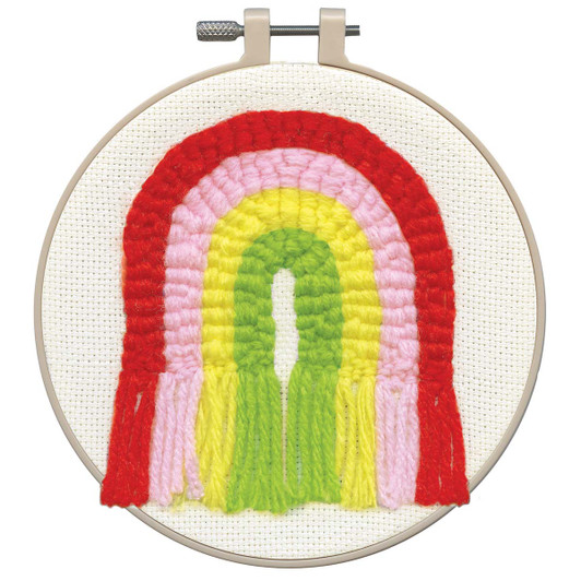 Design Works Rainbow Punch Needle Kit Design Works Rainbow Punch Needle Kit