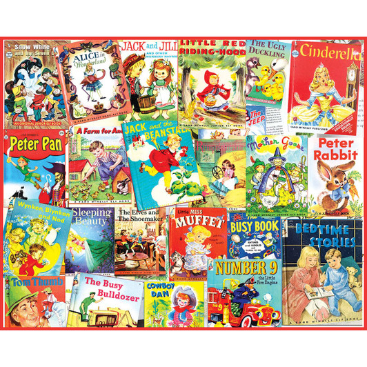 White Mountain Vintage Fairy Tales Jigsaw Puzzle