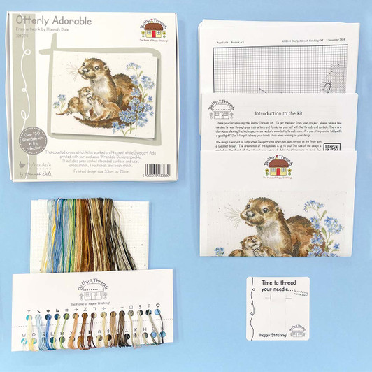 Bothy Threads Otterly Adorable Counted Cross-Stitch Kit
