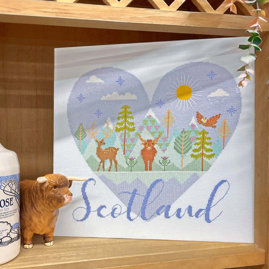 Bothy Threads Heart Of Scotland Counted Cross-Stitch Kit Bothy Threads Heart Of Scotland Counted Cross-Stitch Kit