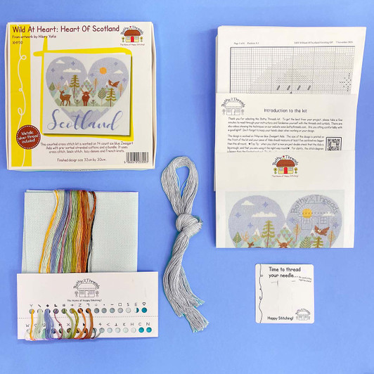 Bothy Threads Heart Of Scotland Counted Cross-Stitch Kit Bothy Threads Heart Of Scotland Counted Cross-Stitch Kit