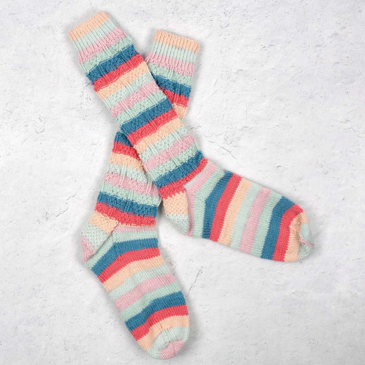 Willow Yarns Serene Stripy Socks Knit Kit