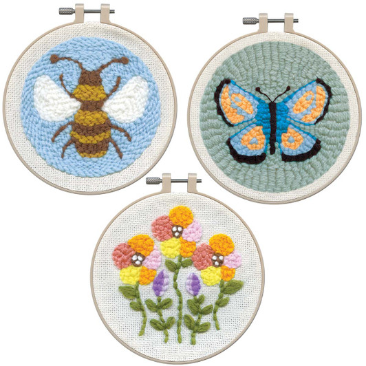 Design Works Garden Friends Set Punch Needle