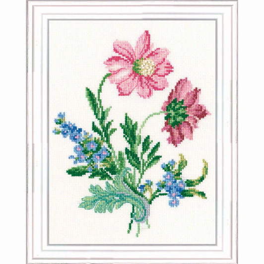 RTO Anemones Counted Cross-Stitch Kit RTO Anemones Counted Cross-Stitch Kit