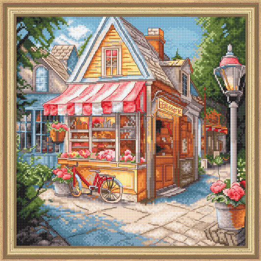Letistitch Pastry Shop Counted Cross-Stitch Kit Letistitch Pastry Shop Counted Cross-Stitch Kit
