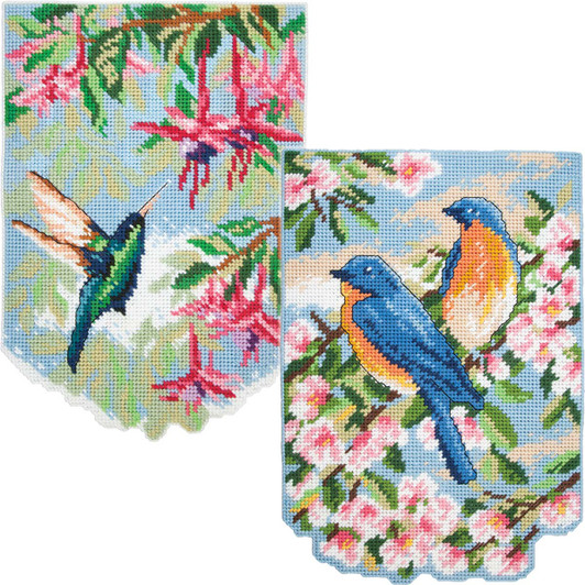 Herrschners Spring & Summer Birds Wall Hanging Set Plastic Canvas