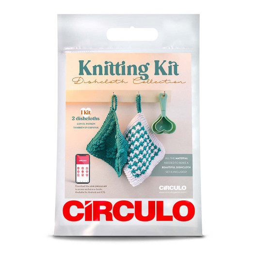 Circulo Tiffany Knitting Dishcloth Knit Kit