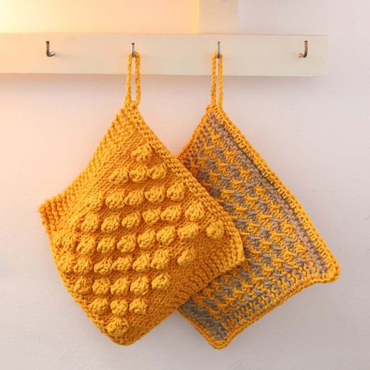 Circulo Popcorn Knitting Dishcloth Kit Knit Kit