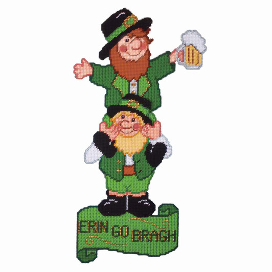 Design Works Erin Go Bragh Leprechauns Plastic Canvas Kit