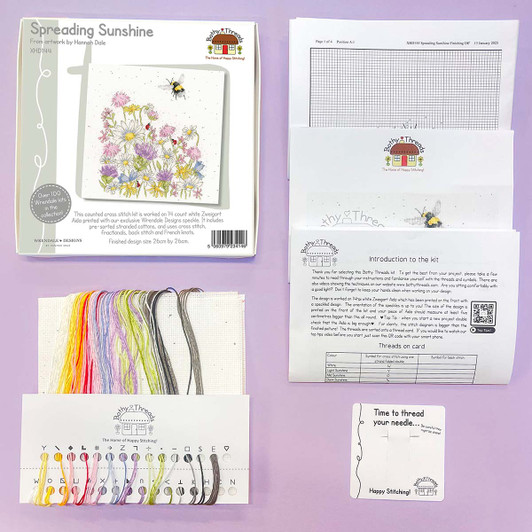 Bothy Threads Spreading Sunshine Counted Cross-Stitch Kit