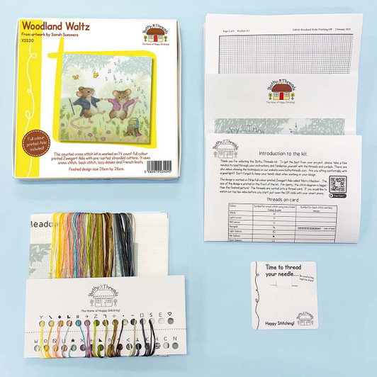 Bothy Threads Woodland Waltz Counted Cross-Stitch Kit