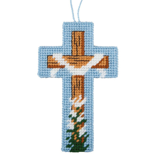 Herrschners Easter Cross Ornaments Plastic Canvas Kit