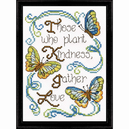 Design Works Butterfly Kindness Counted Cross-Stitch Kit
