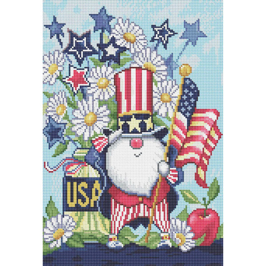Diamond Art Club Patriotic Gnome Diamond Painting Diamond Art Club Patriotic Gnome Diamond Painting