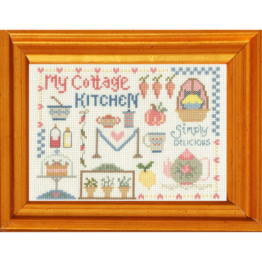 Imaginating Inc. My Cottage Kitchen w/ FREE Frame Counted Cross-Stitch Kit