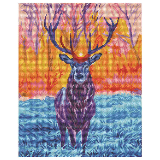 Diamond Dotz Stag At Sunrise Diamond Painting