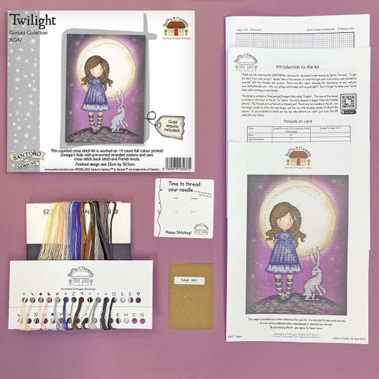 Bothy Threads Gorjuss- Twilight Counted Cross-Stitch Kit Bothy Threads Gorjuss- Twilight Counted Cross-Stitch Kit