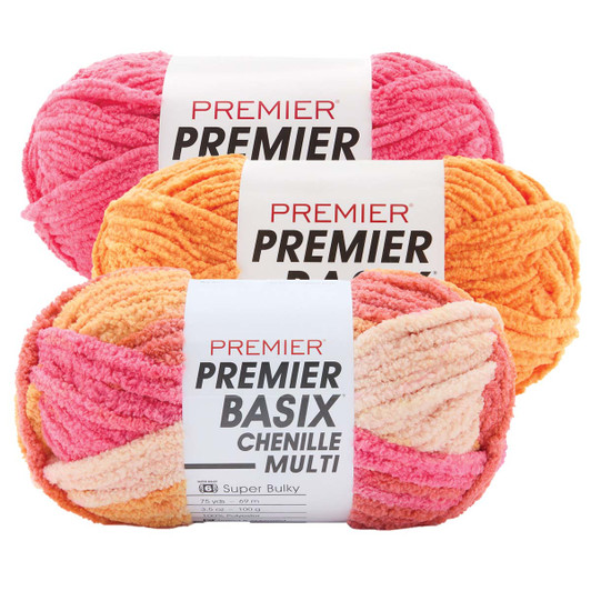 Premier Basix Chenille Multis Yarn Pack Premier Basix Chenille Multis Yarn Pack