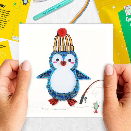 My Creative Camp  Penguin Beginner Quilling Kit