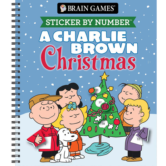 Brain Games A Charlie Brown Christmas Sticker by Number Brain Games A Charlie Brown Christmas Sticker by Number