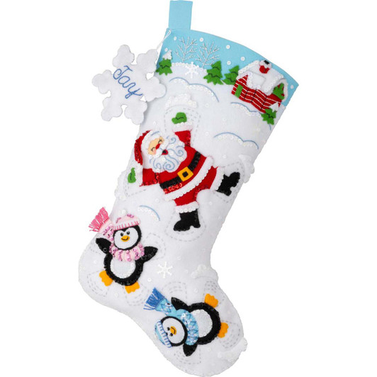 Bucilla Snow Angel Friends Stocking Kit