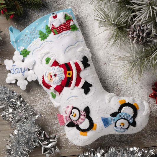 Bucilla Snow Angel Friends Stocking Kit
