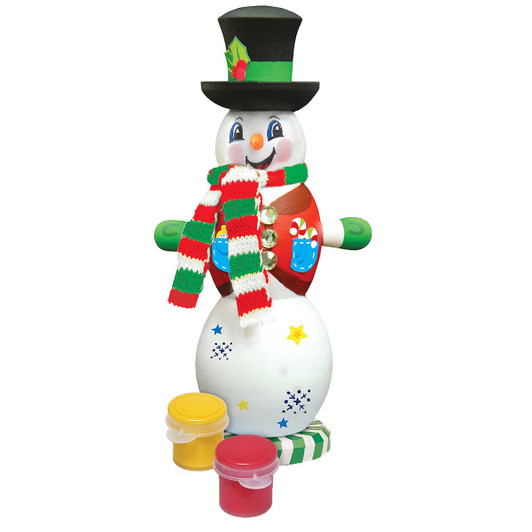 Masterpieces Puzzle Co Snowman Nutcracker Model - Wood
